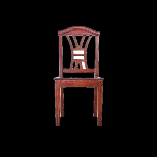 Image détourée d'une chaise en bois utilisée comme source dans Meshy